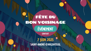 Fête du bon voisinage : le 7 juin 2025